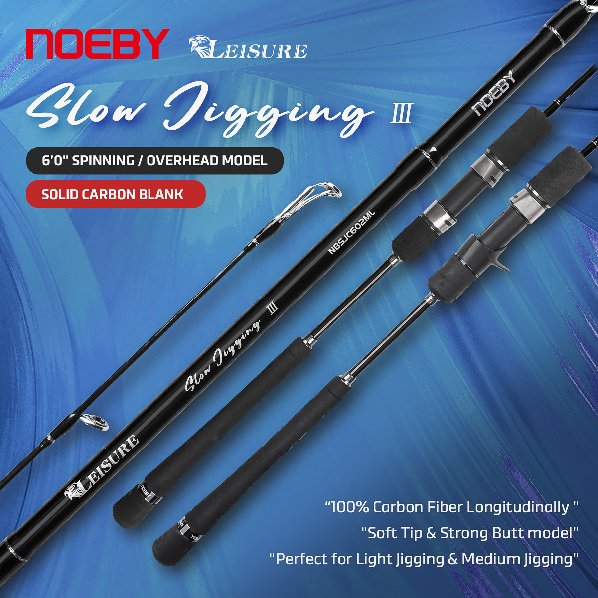 Noeby Nieuwe Slow Jigging Heng - Fishing Rod Surf recensie en prijs