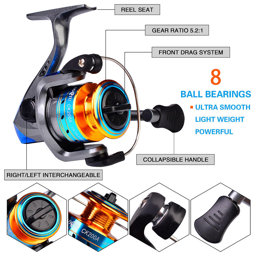 Hengel- en molencombinatie, te - Fishing Rod Telescopic recensie en prijs
